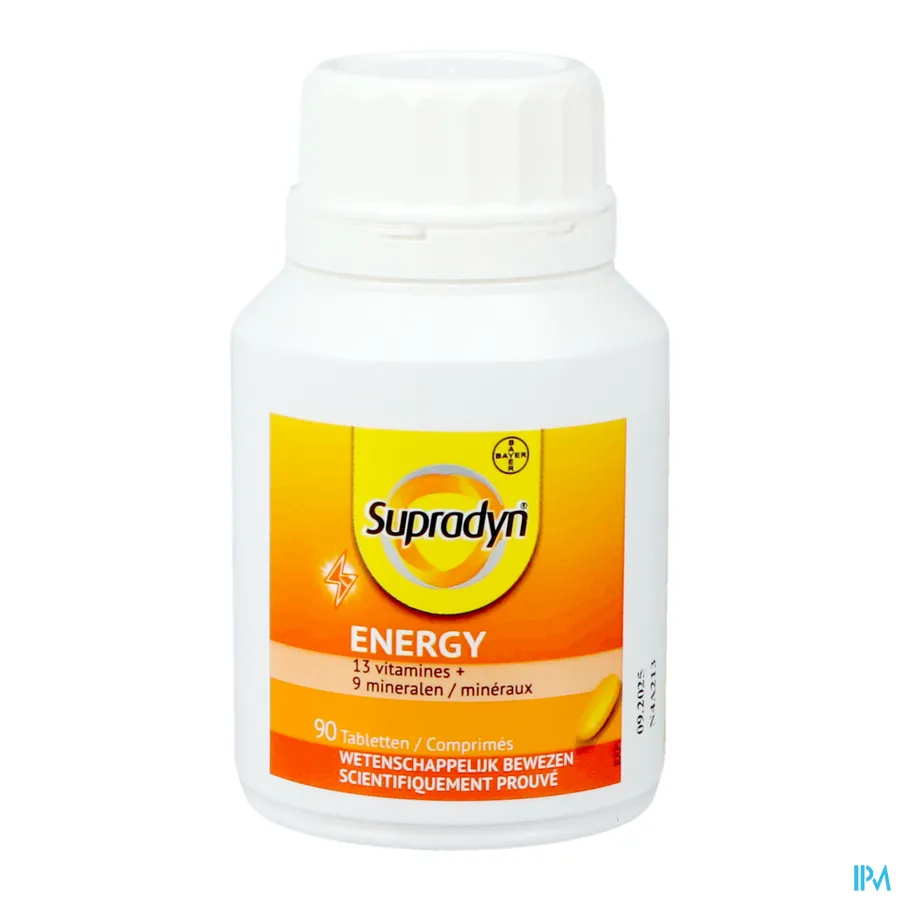 productshot van Supradyn Energy 90 tabletten