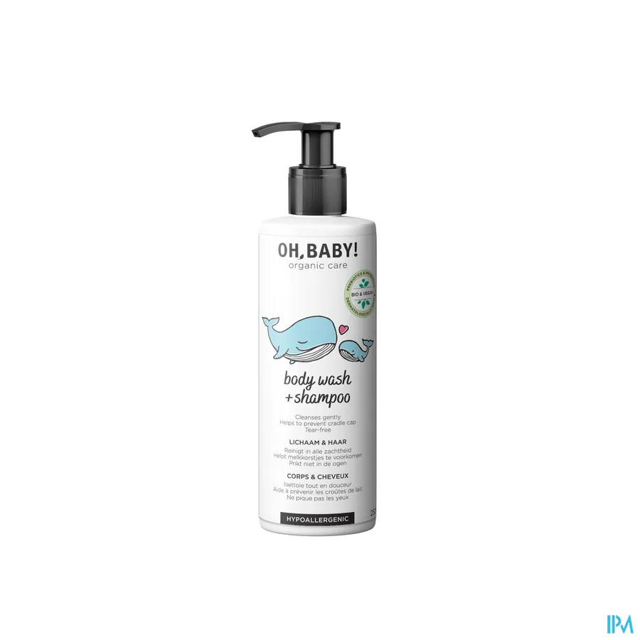 productshot van Oh Baby Body Wash & Shampoo 250 ml