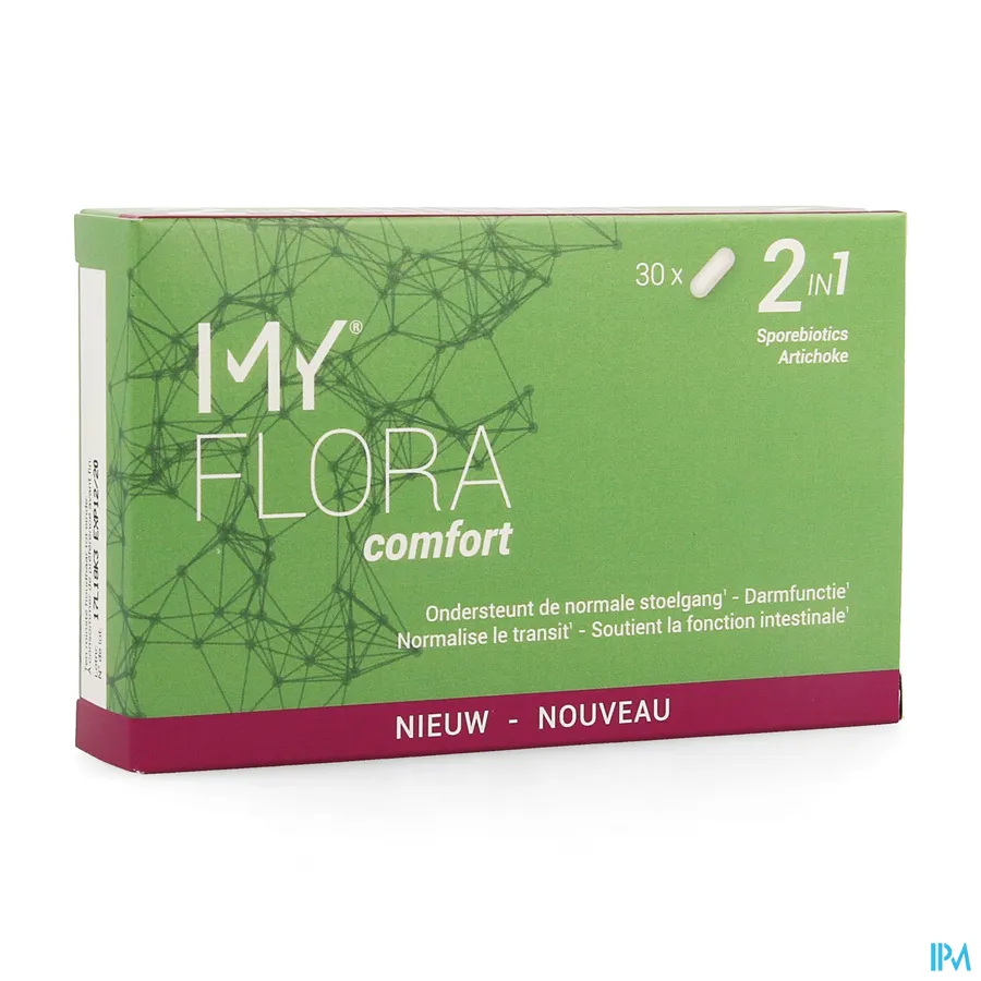 packshot van My Flora Comfort 30 capsules