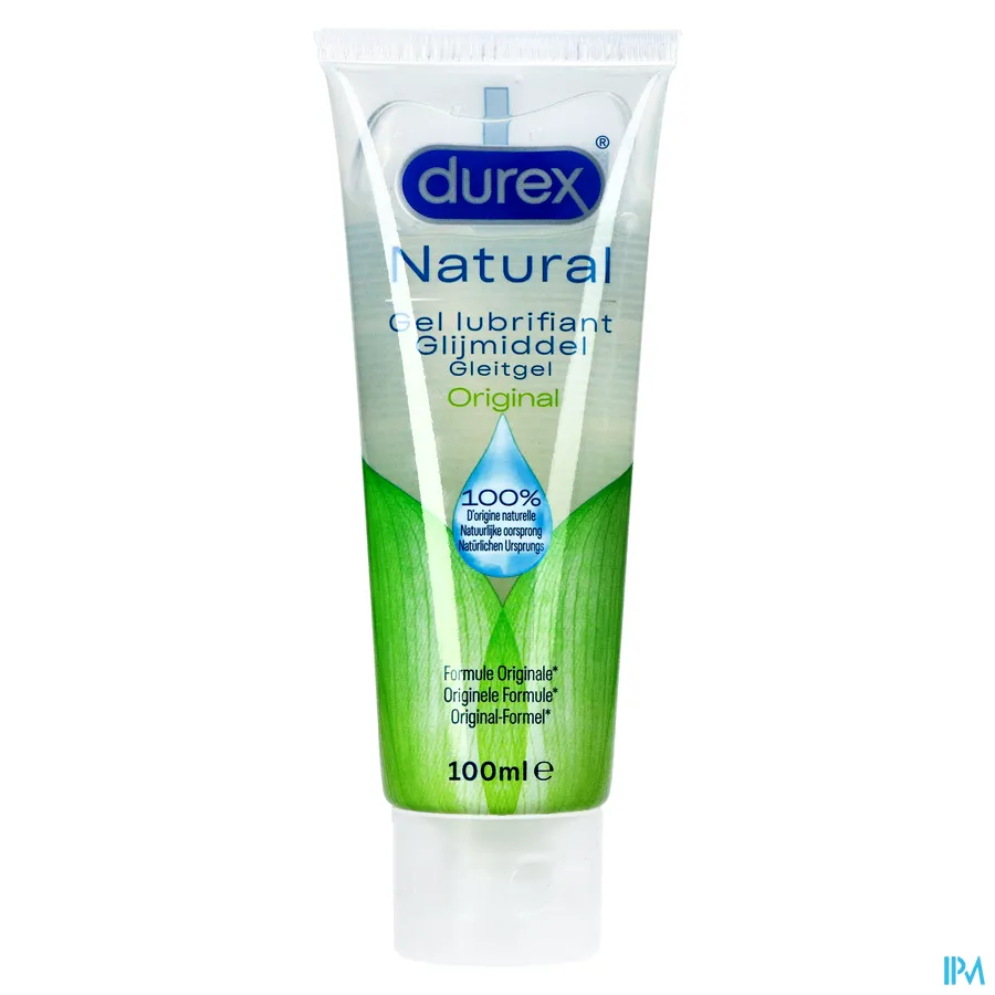 packshot van Durex Naturel Glijmiddel - 100% Natuurlijke Hydraterende Formule - 100 ml