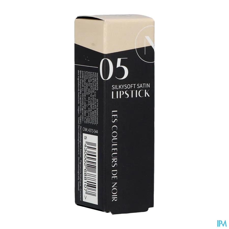 packshot van Les Couleurs De Noir Silkysoft Satin Lipstick 5 Moulin Red